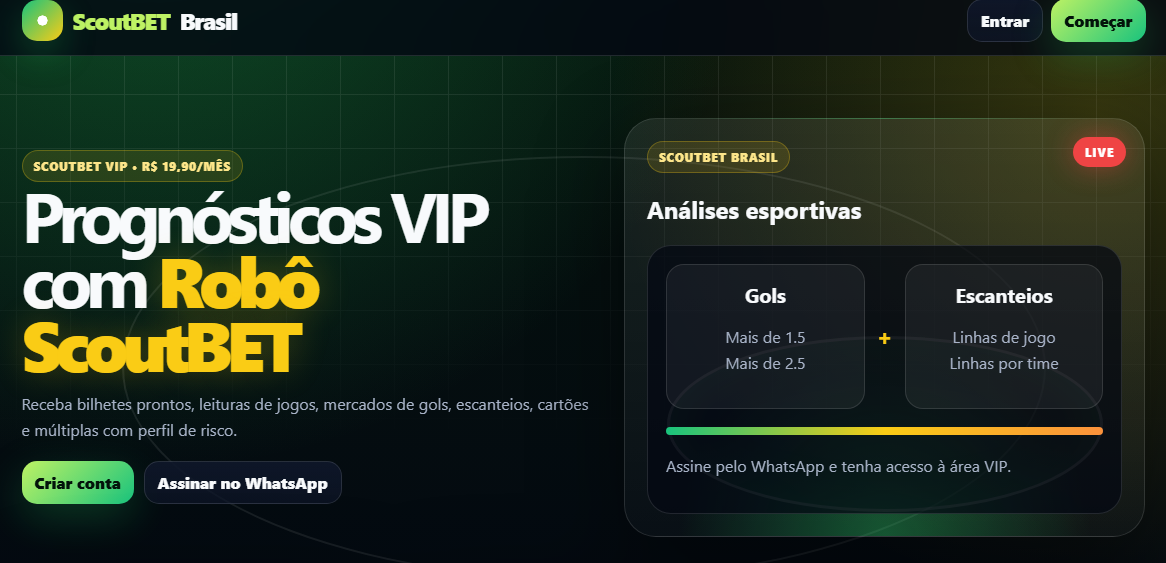 Portfolio ScoutBet Brasil